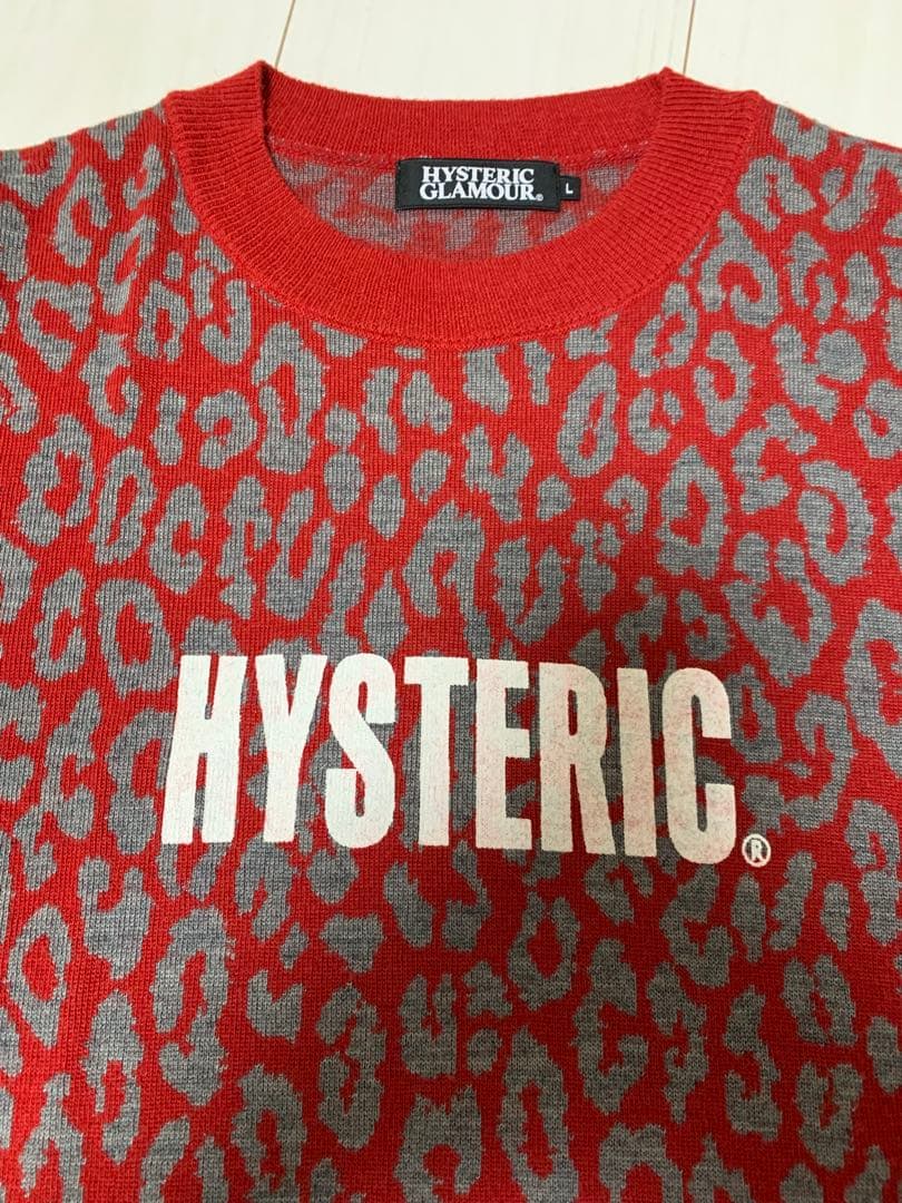 早い者勝ち レア HYSTERIC GLAMOURレオパード ニット セーター