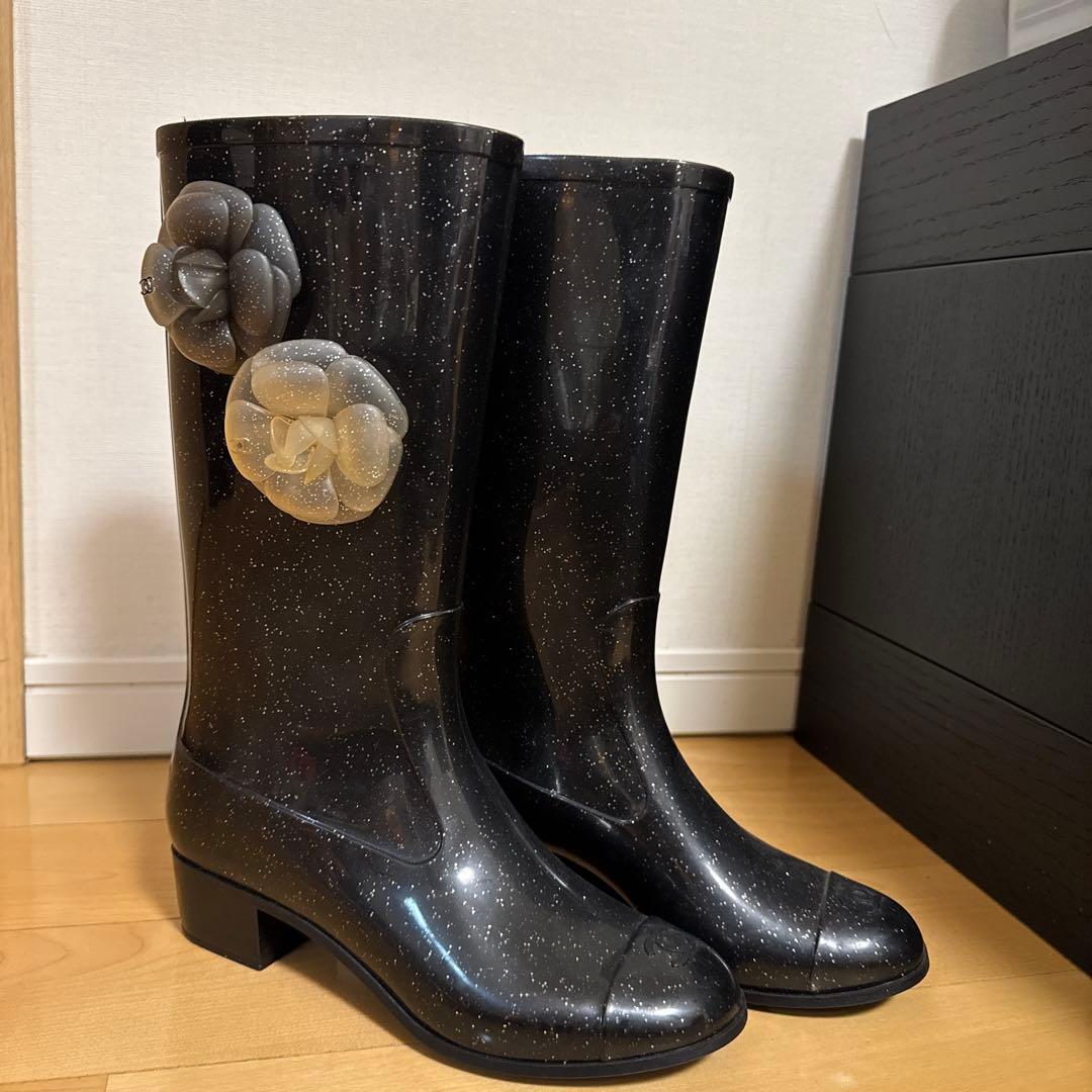 Chanel レインブーツ　37