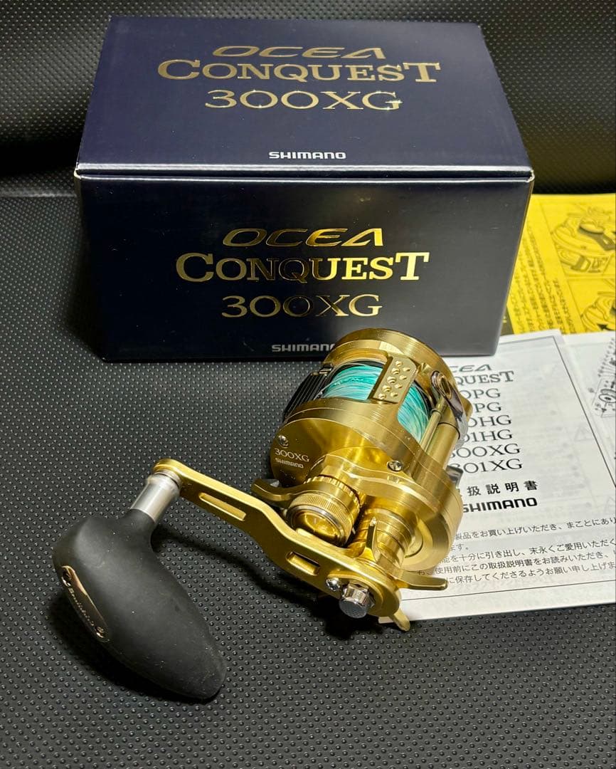 【西　昭 】22オシアコンクエスト300XG 箱説 純正ハンドル未使用