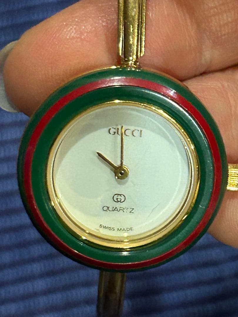 なき　グッチチェンジベゼル　シェリーライン1100-L