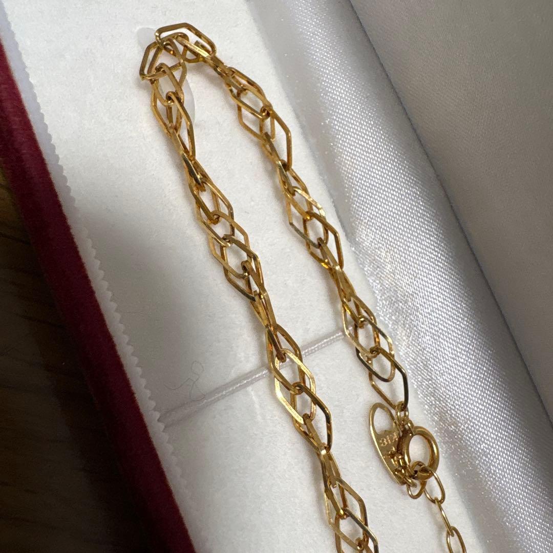 ままんれーぬ18Kチェーンネックレス 箱付き