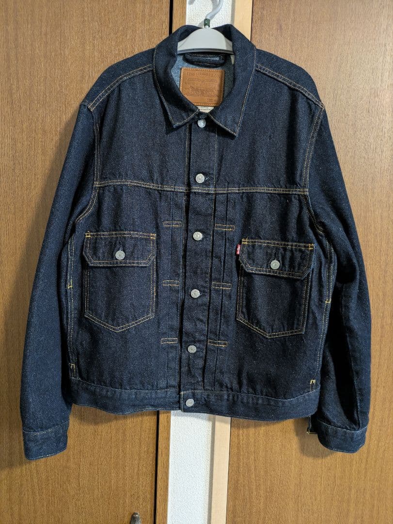 【BIOTOP別注】 LEVI'S 2ndタイプ デニムGジャン ビッグE 濃紺