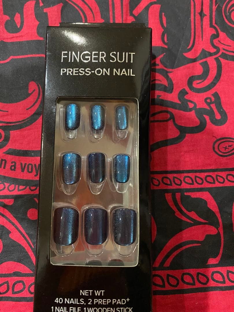 FINGER SUIT プレスオンネイル(グルー)１０種他２点