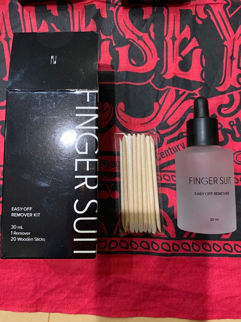 FINGER SUIT プレスオンネイル(グルー)１０種他２点