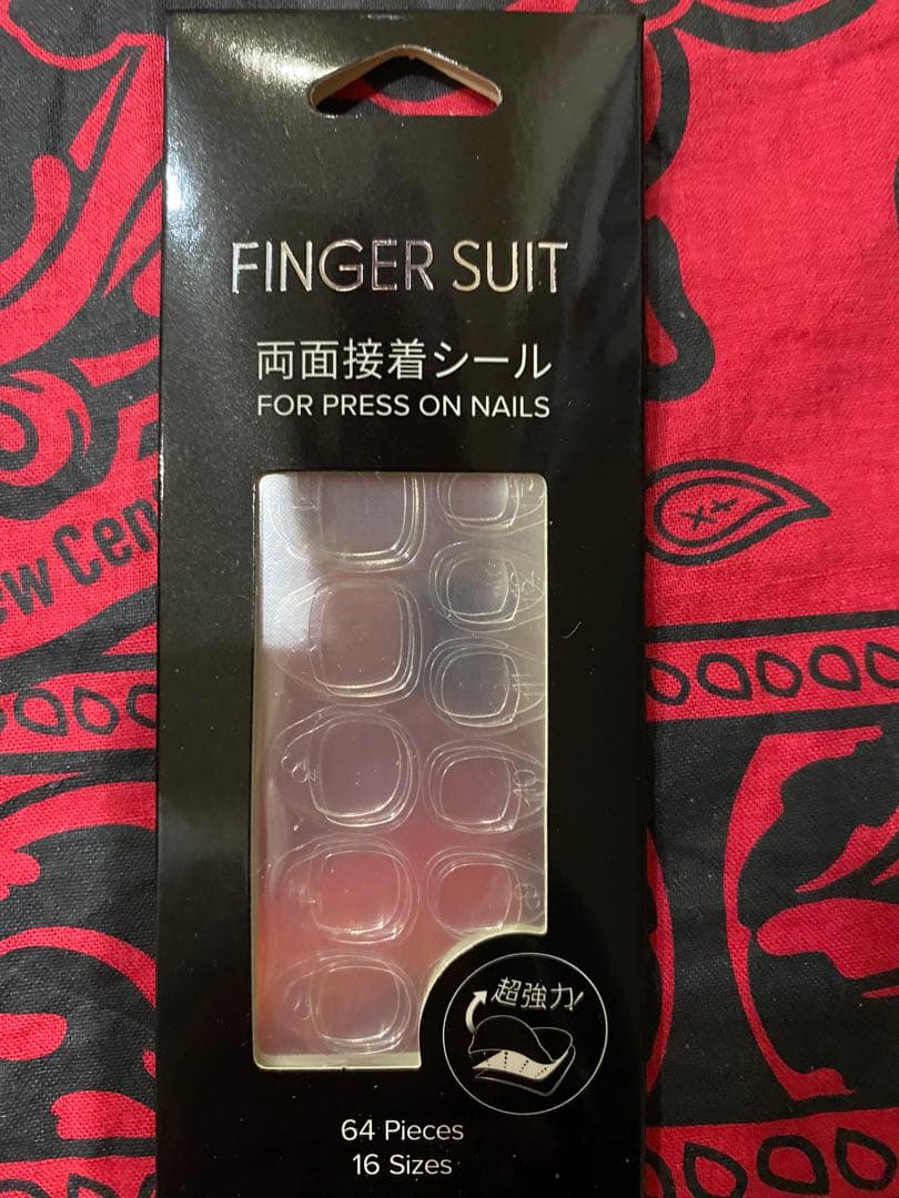 FINGER SUIT プレスオンネイル(グルー)１０種他２点