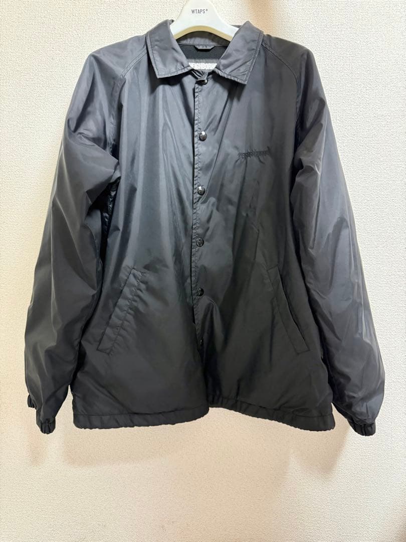 NEIGHBORHOOD コーチジャケット ブラック 211TSNH-JKM01