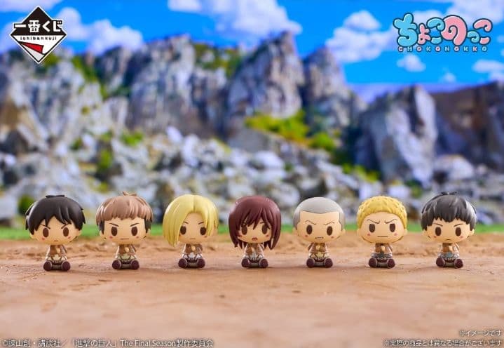 一番くじ進撃の巨人～獣の巨人は俺が仕留める～　66景品+ラストワン　ポップ付き