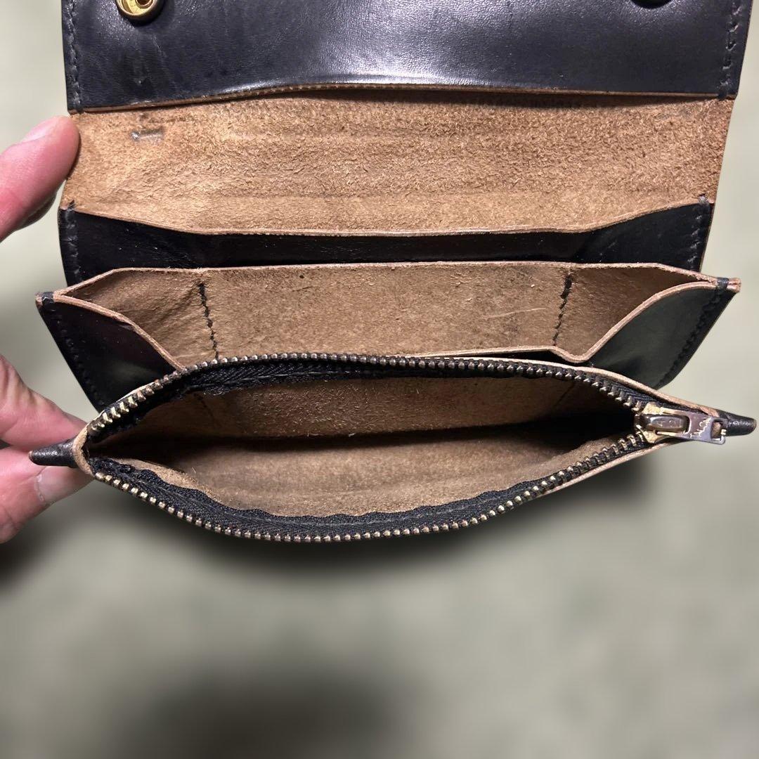 MARYAM社HORSE BUTT(茶芯)トラッカーウォレット