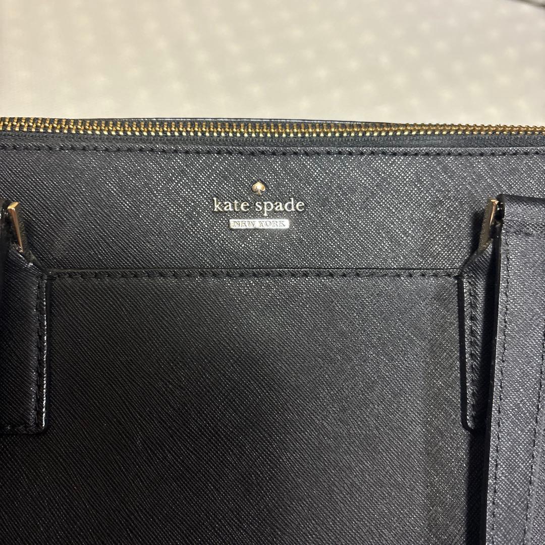 kate spade ブラック ビジネスバッグ