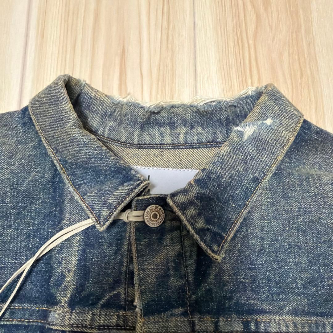 new manual #001 T-BACK DENIM JACKET 未使用