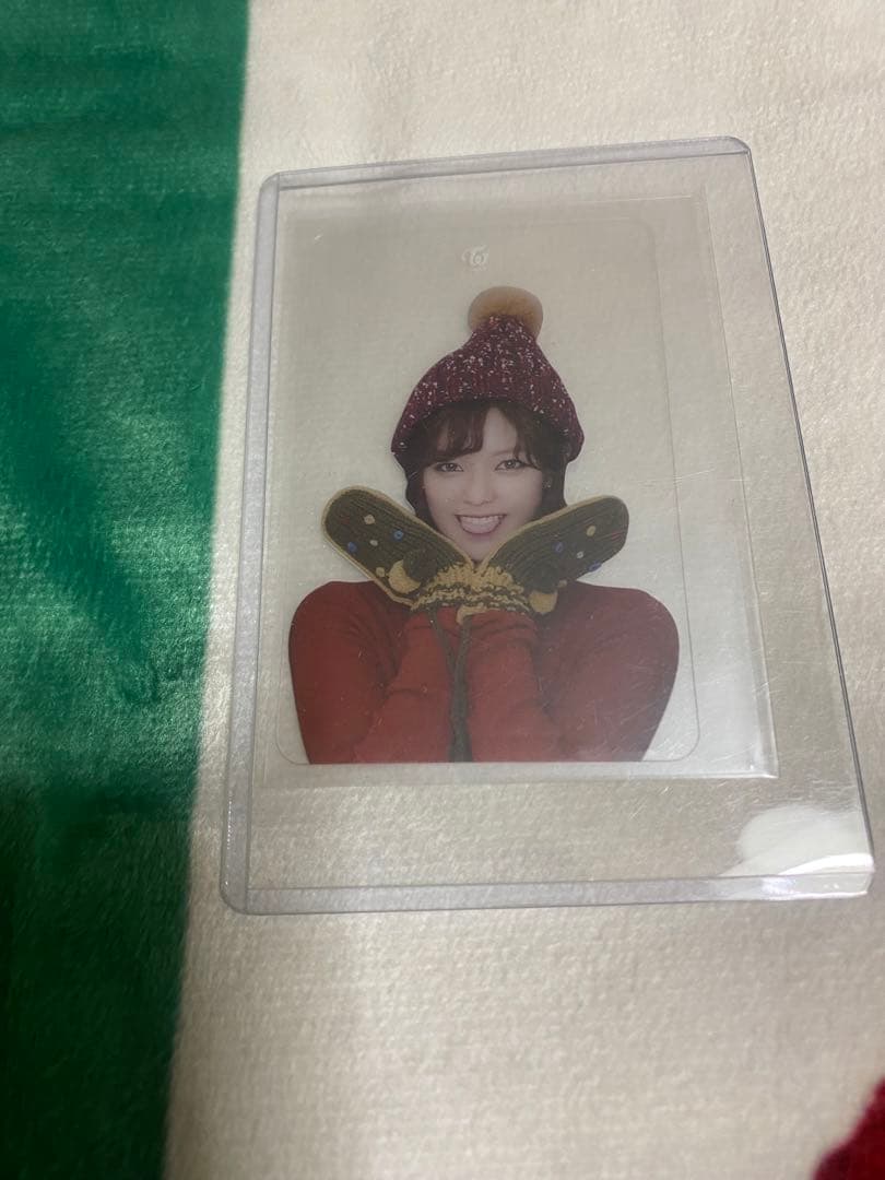 TWICE クリスマス ジョンヨン ブランケット【トレカ付】