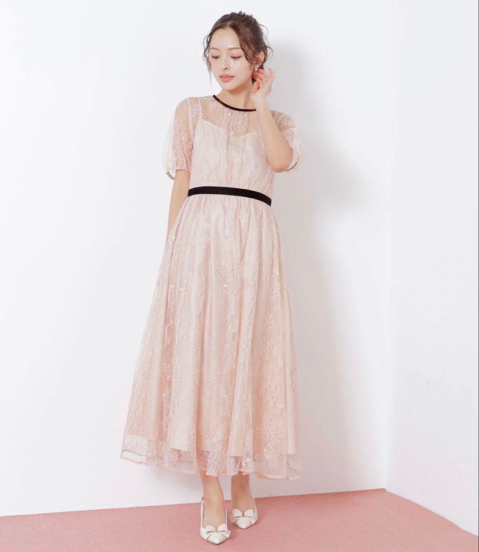 JILL by JILL STUART ベロアリボンシアーワンピース