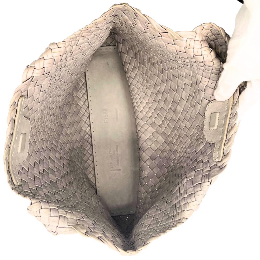 FALORNI ファロルニ 編み込みトートバッグ ベージュ