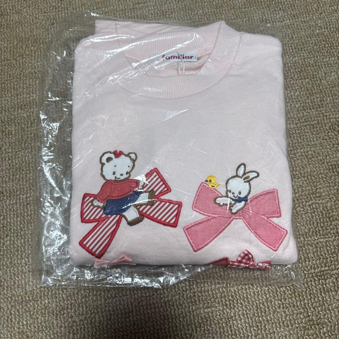ファミリア　トレーナー　110サイズ　未使用　リボン