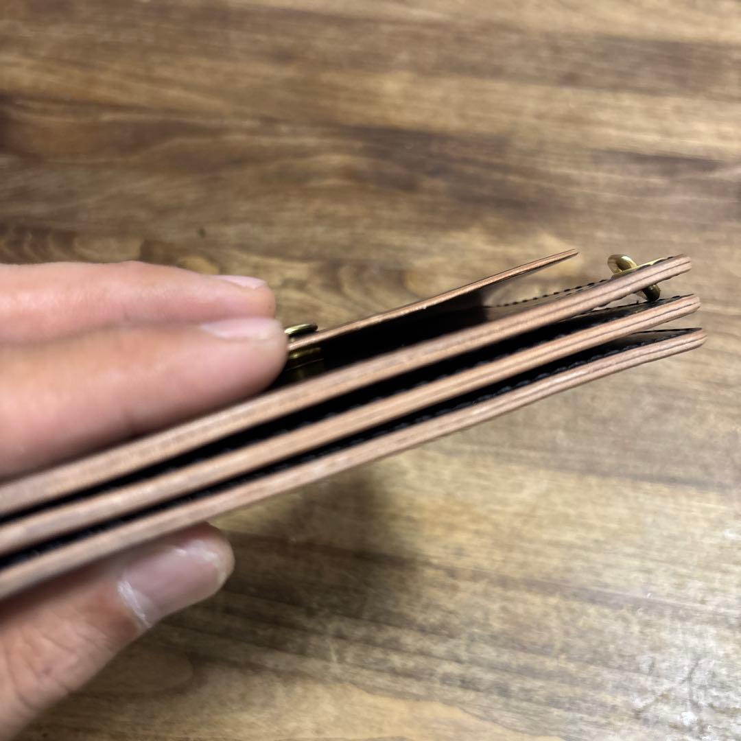 フルコードバン⭐︎ショートトラッカーウォレット⭐︎新喜皮革⭐︎コードバン⭐︎ホーウィン