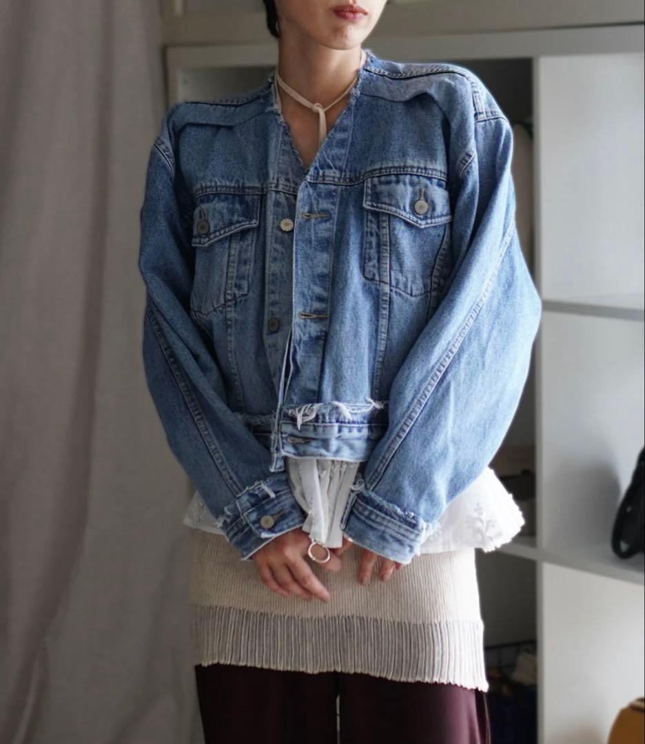 QUIITO キイト　NO COLLAR DENIM JK 新品未使用