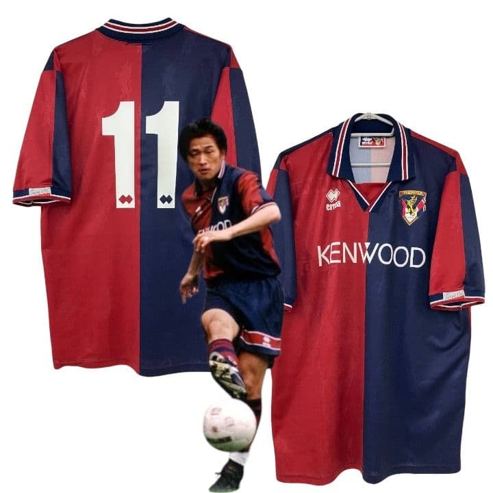 94-95 ジェノア　三浦知良　erreaオフィシャル　当時物ユニフォーム