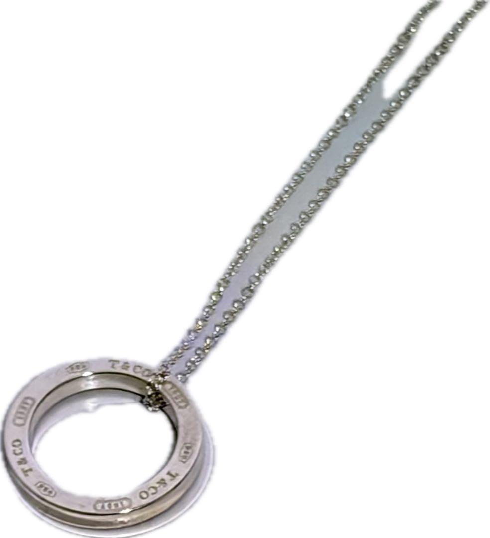 ティファニー 925 サークル ペンダント シルバー ネックレス　約3.7g