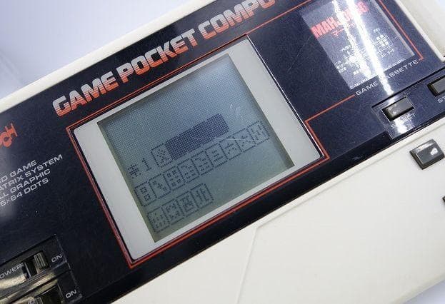 動作品 エポック社 ゲームポケコン 麻雀カセット付き