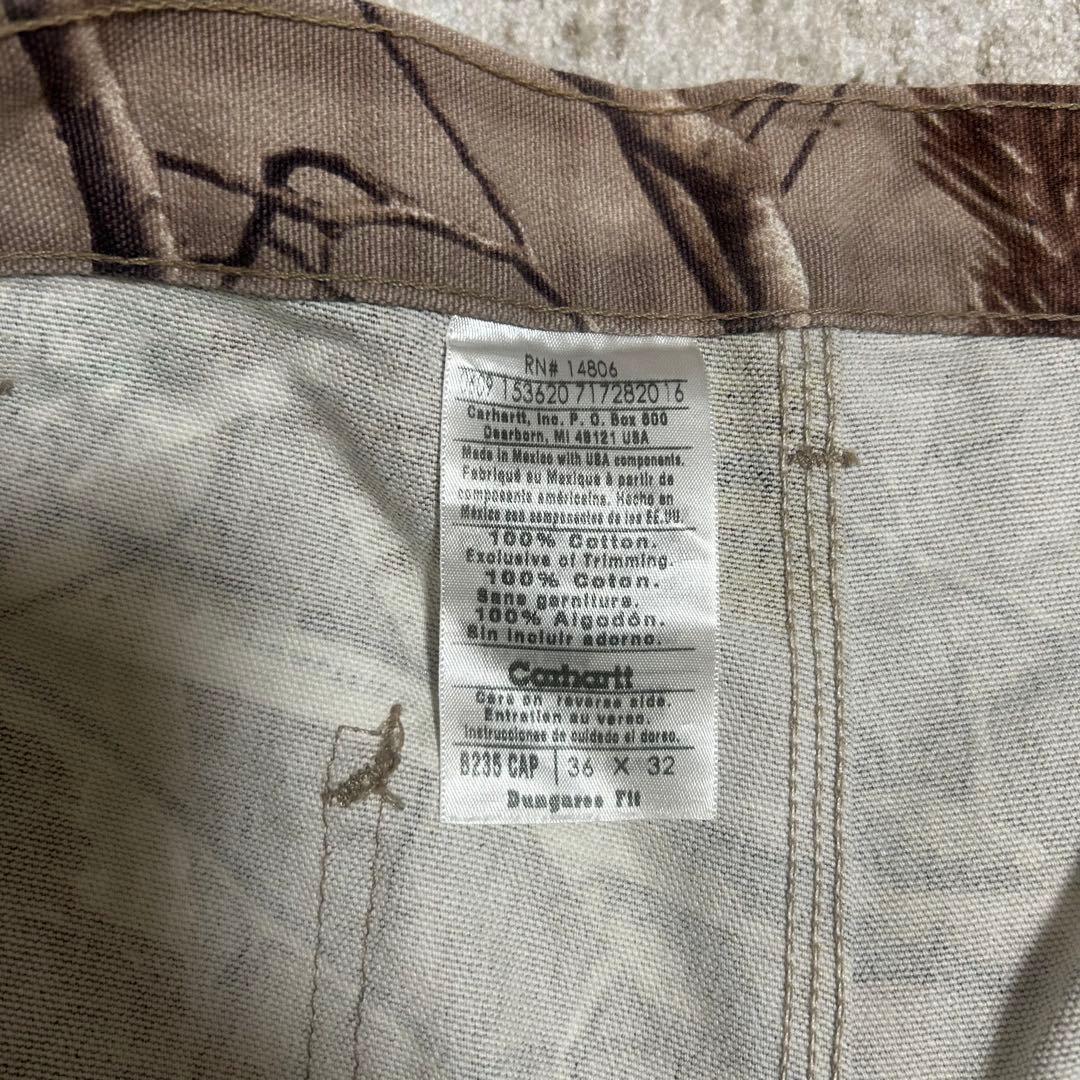 Carhartt カモフラージュ ワークパンツ