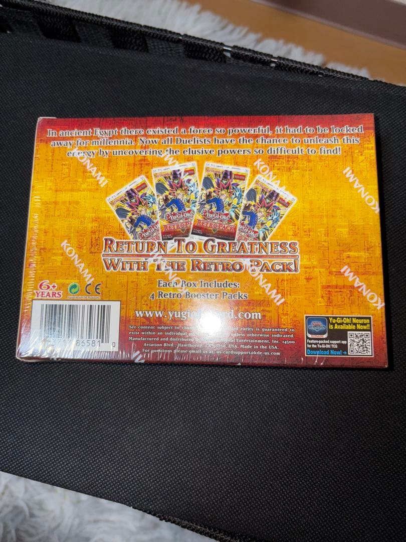 未開封 遊戯王 レトロパック 4パック入りbox