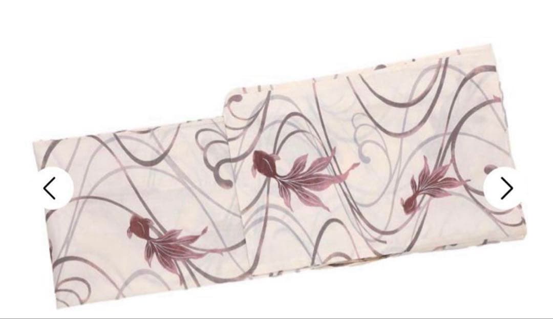 dazzy 浴衣セット　ナチュラルダスティー　金魚柄浴衣