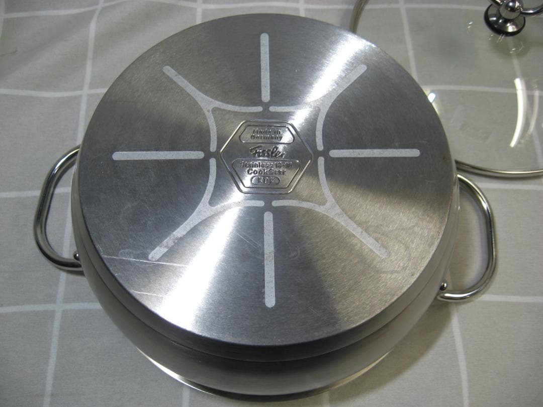 【未使用】フィスラー C+Sロイヤル キャセロール ステンレス両手鍋 20cm
