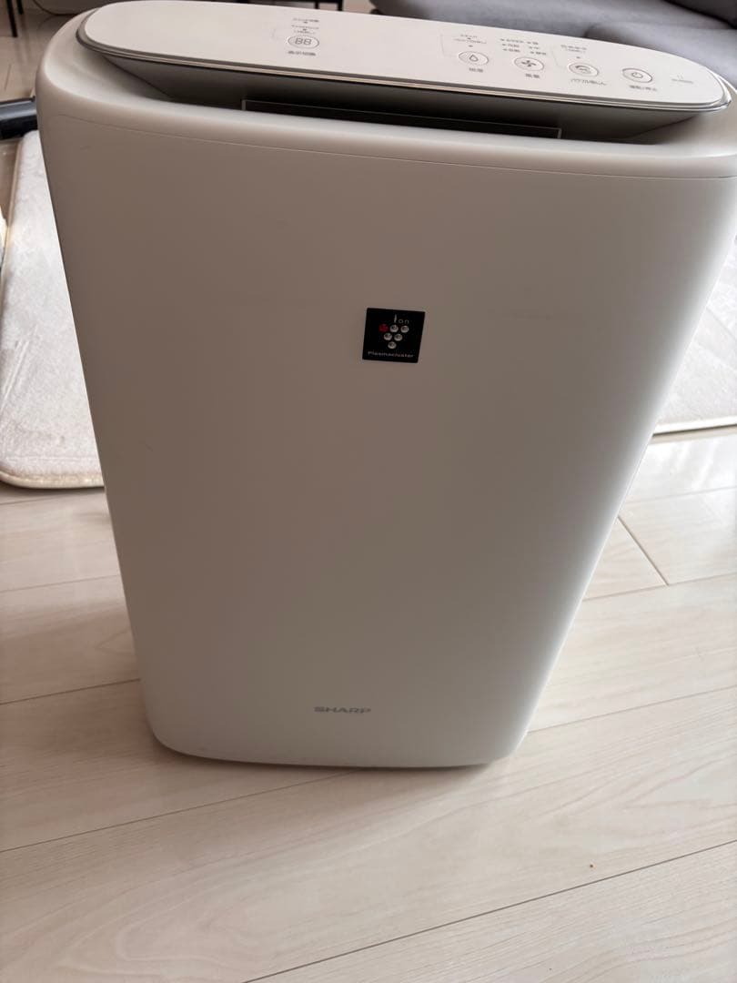 【一度だけ使用】シャープ　ホワイト空気清浄機 HEPAフィルター搭載