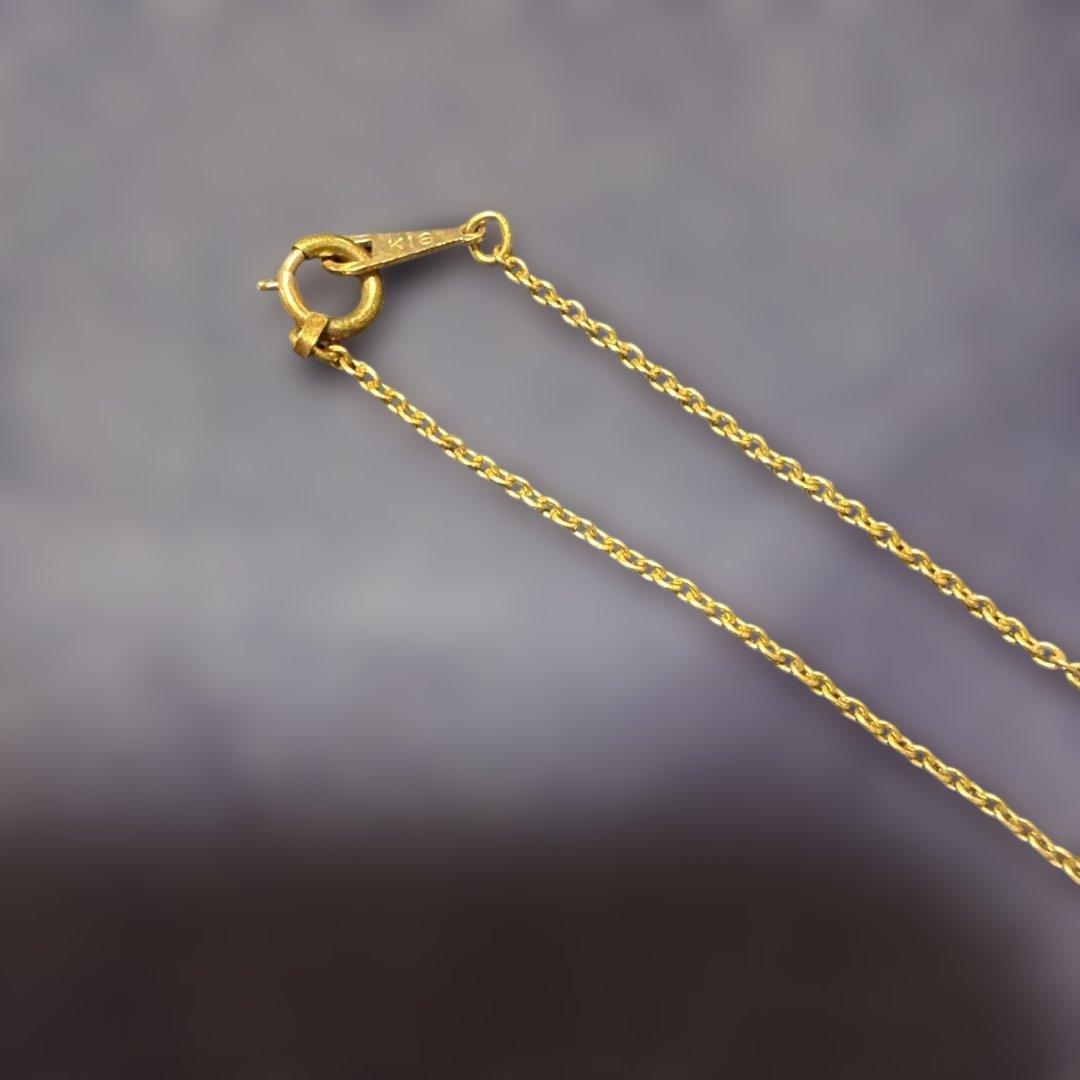 K18 デザインネックレス 造幣局マーク750 造幣局刻印有り 2.1g