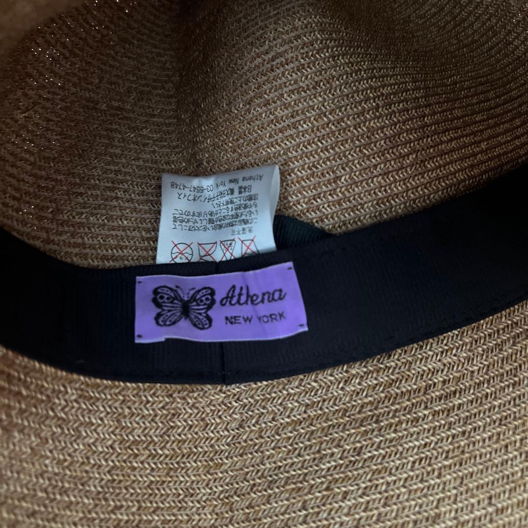 新品　未使用　アシーナニューヨーク　ラフィアハット  マディソン