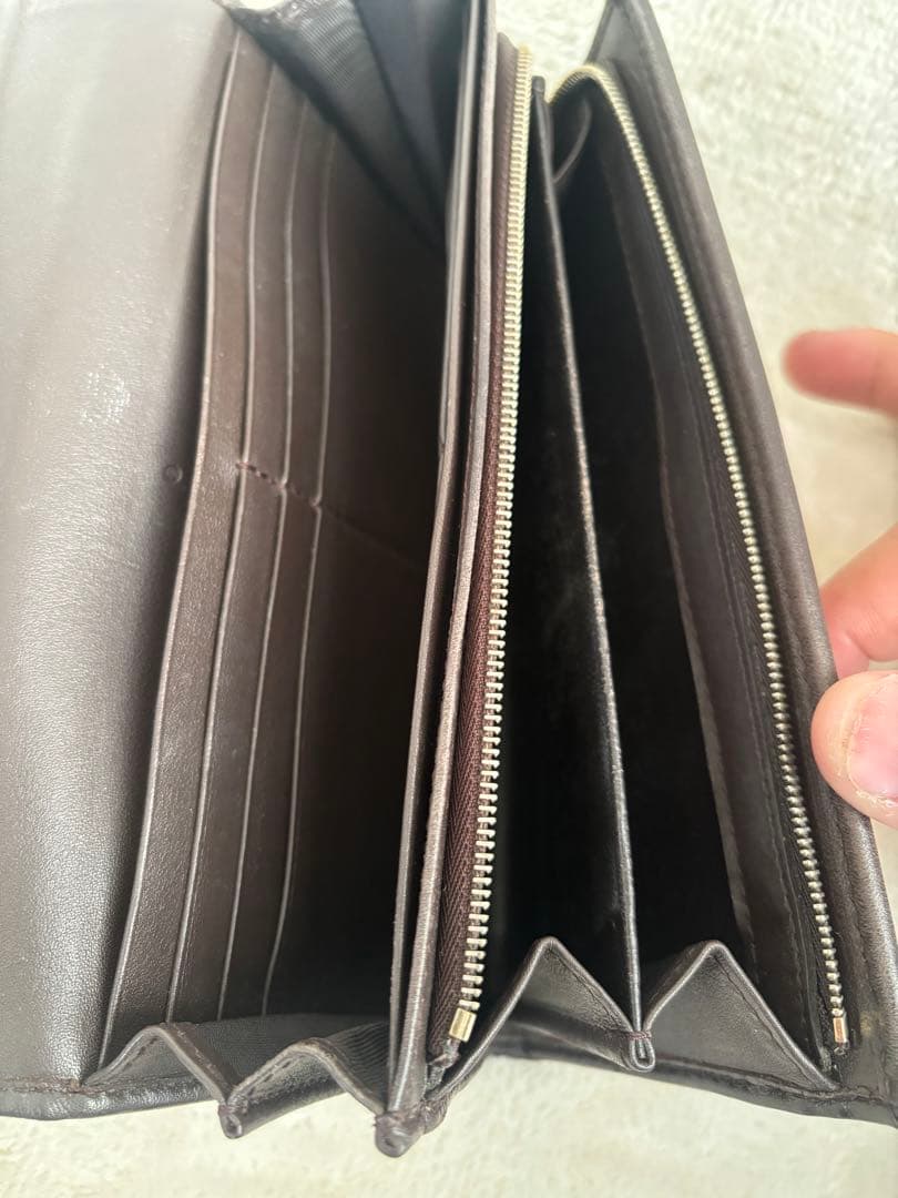 マ*ン様 GUCCI GGキャンバス 長財布 箱付き 正規品　インターロッキング