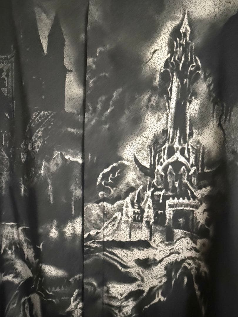 Y's ダーク柄 シャツワンピース