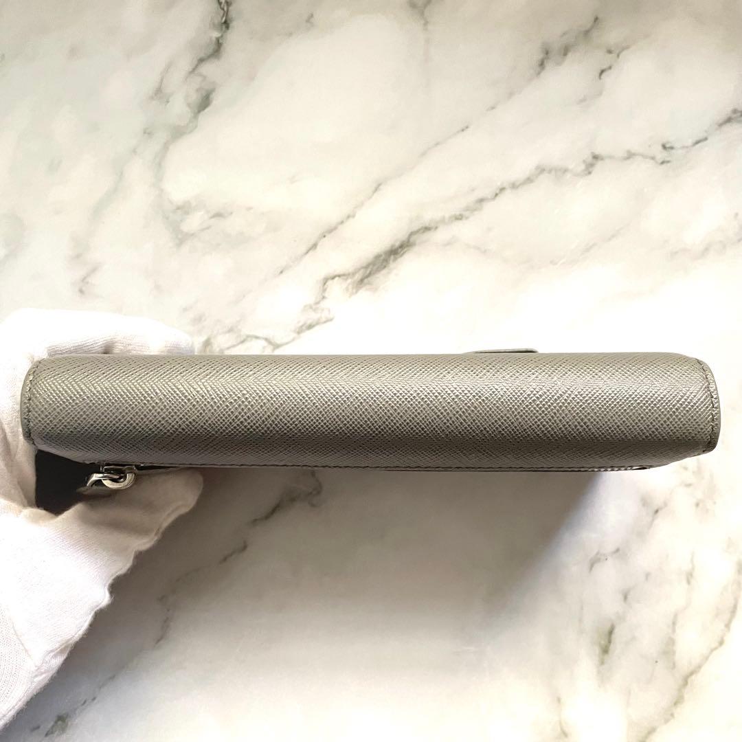 PRADA プラダ サフィアーノ　リボン　フィオッコ　長財布　極美品0115-④