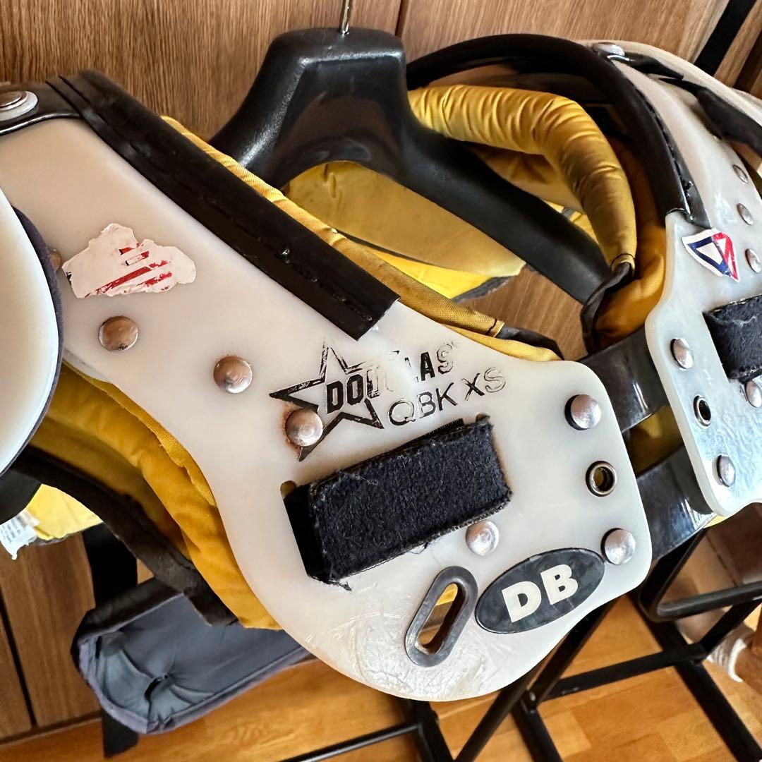 ダグラス最軽量ショルダー “SP-QB-K“最小 XSサイズ バックプレート付