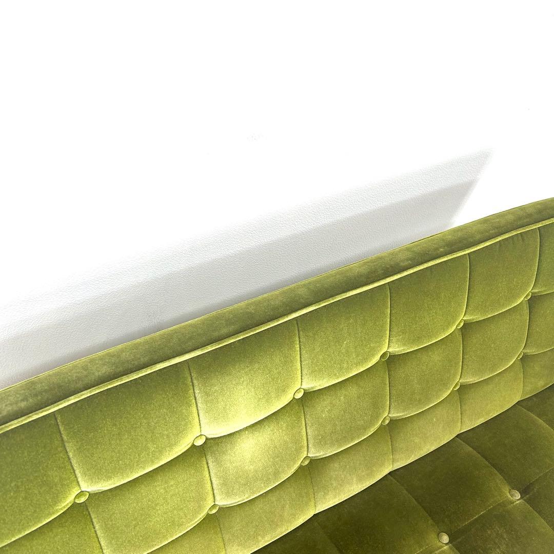 【送料込み】カリモク60 Kチェア　2シーター　モケットグリーン