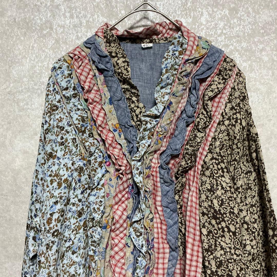 【美品　完売品】24年モデル　45R　フラワープリントミックス　カシュクール