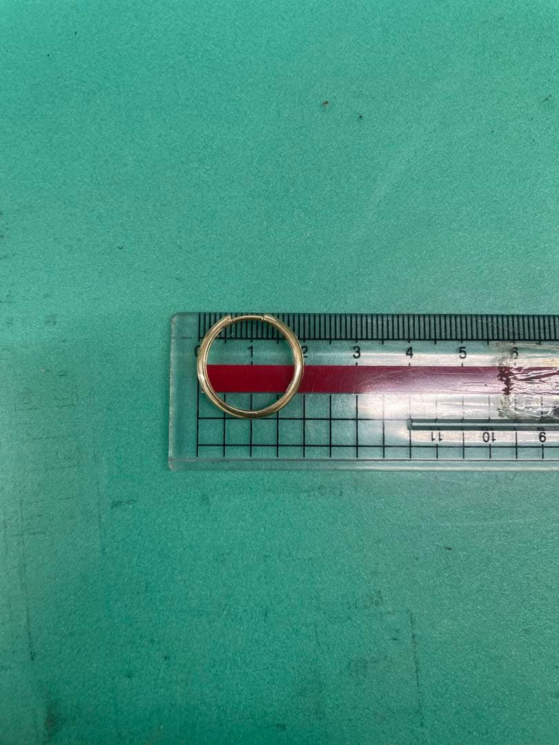 専用　AVALANCHE 10K イエローゴールド ピアス N20mm