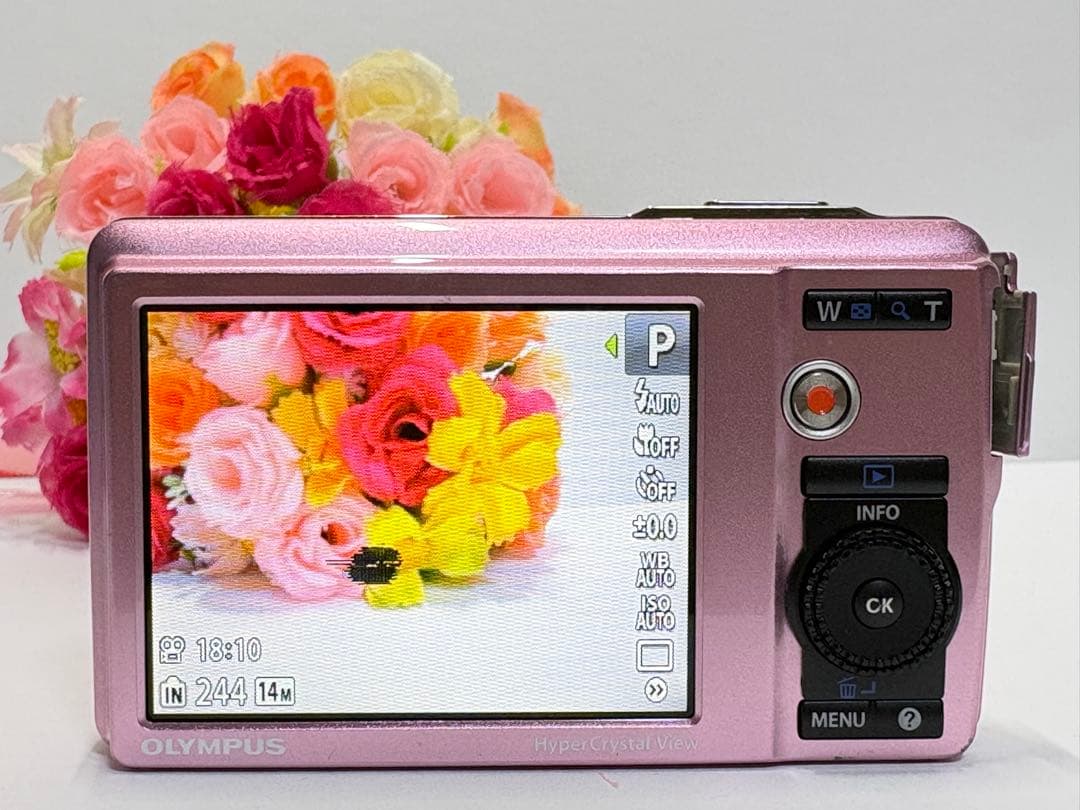 Olympus μ 5010コンパクトデジタルカメラ コンデジ デジカメ 難あり