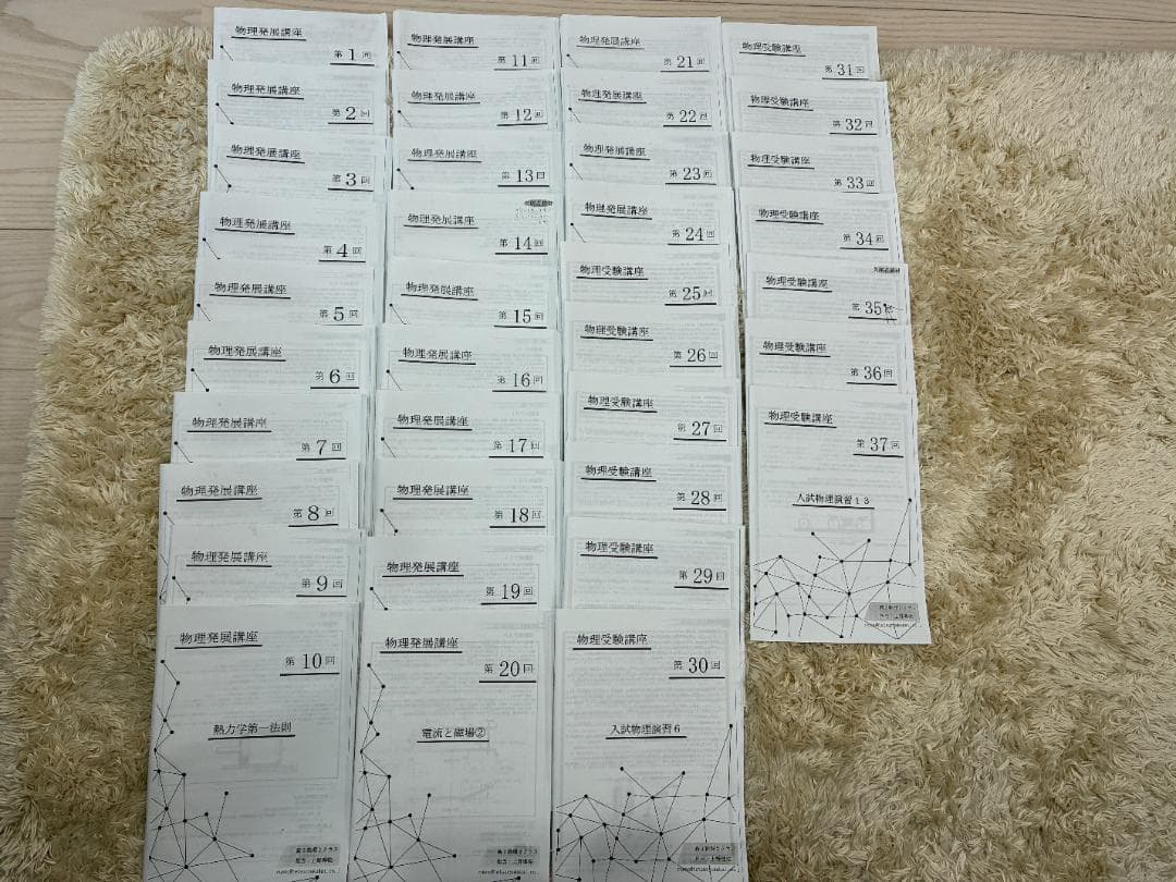 鉄緑会　2020年度　高3物理　講師作成冊子