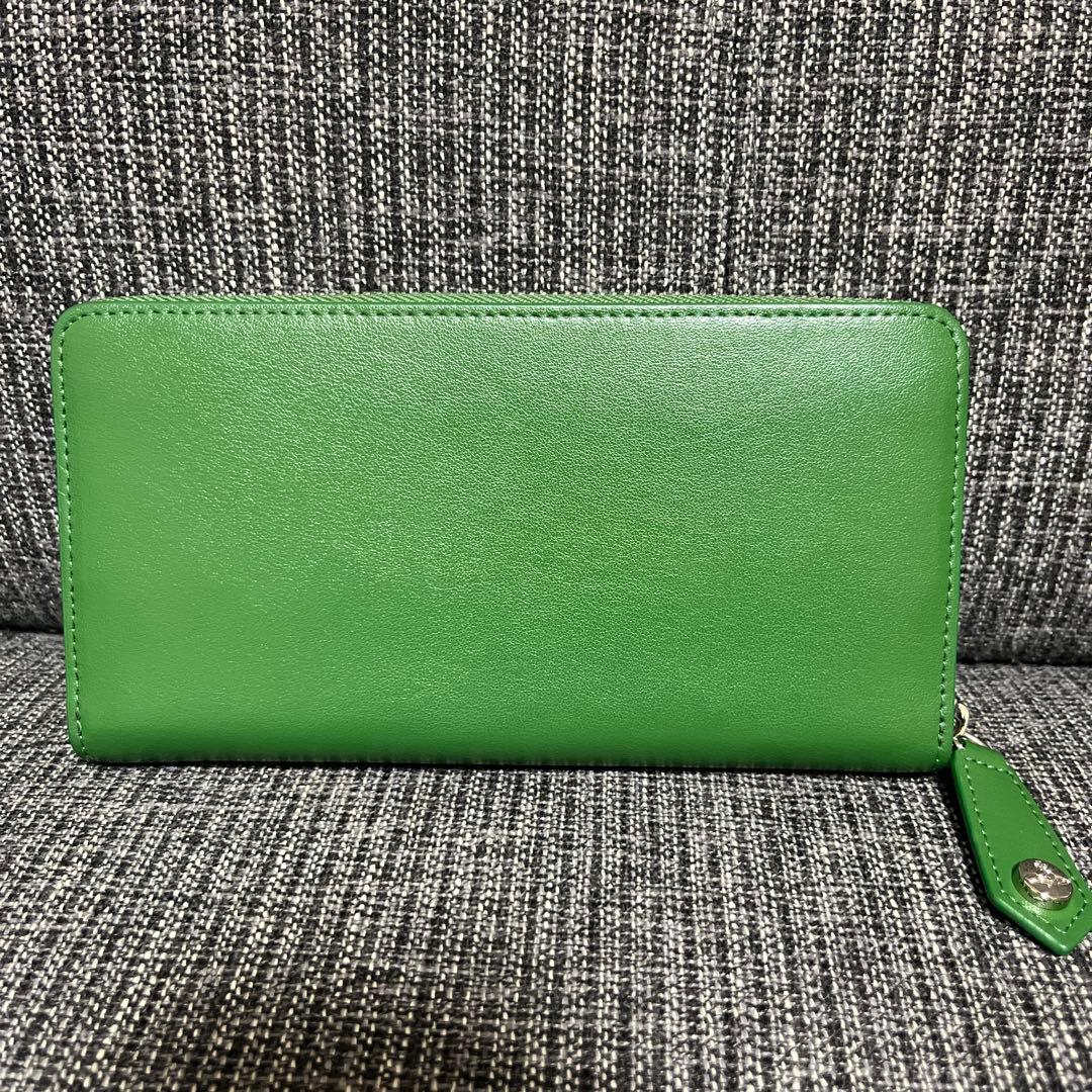 【希少】ヴィヴィアンウエストウッド 長財布 オーブ グリーン