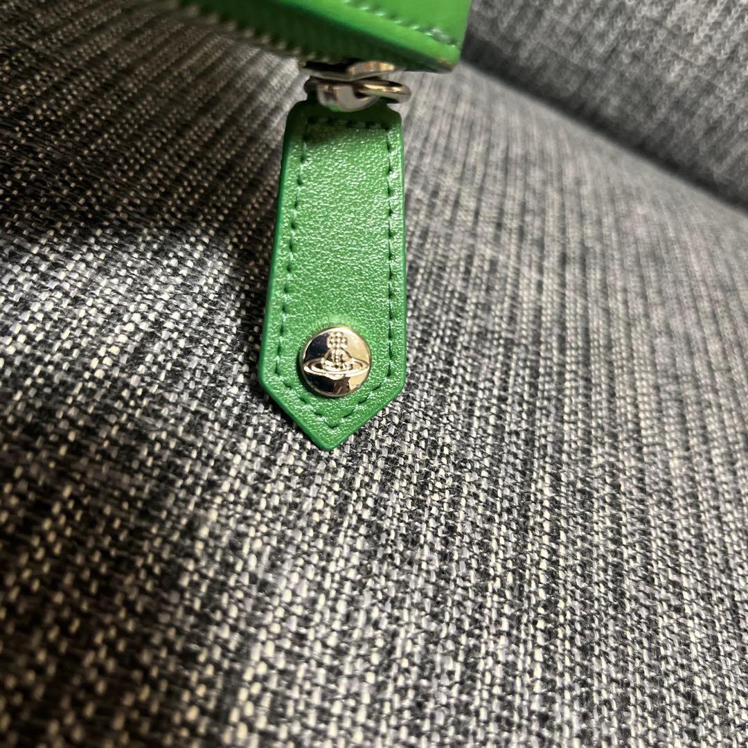 【希少】ヴィヴィアンウエストウッド 長財布 オーブ グリーン