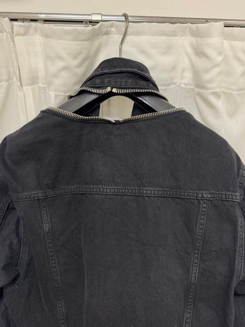 Alexander wangブラック ダメージ加工 デニムジャケット