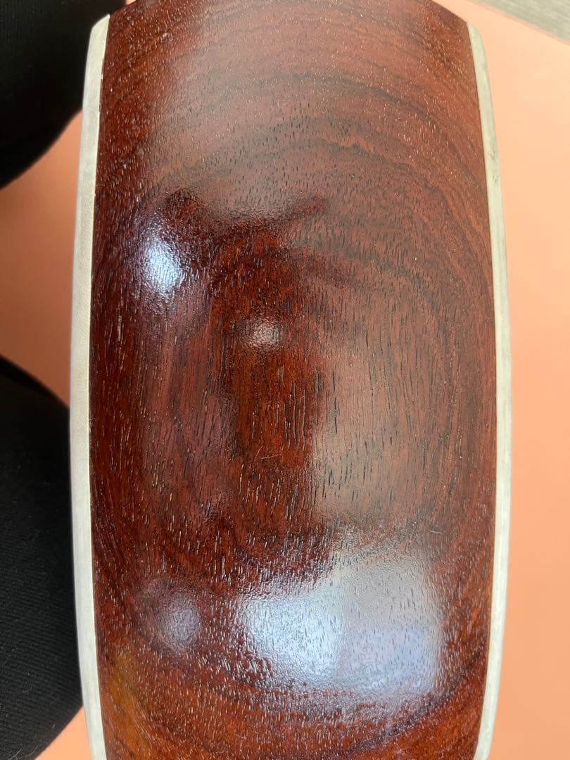 中棹　三味線　紅木　三つ折り　金入　ケース付き