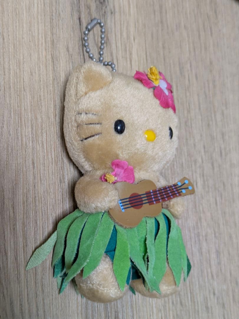 日焼けキティ＆ダニエル ぬいぐるみキーホルダー