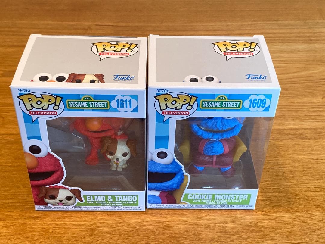 セサミストリート エルモ クッキーモンスター 2体セット フィギュア