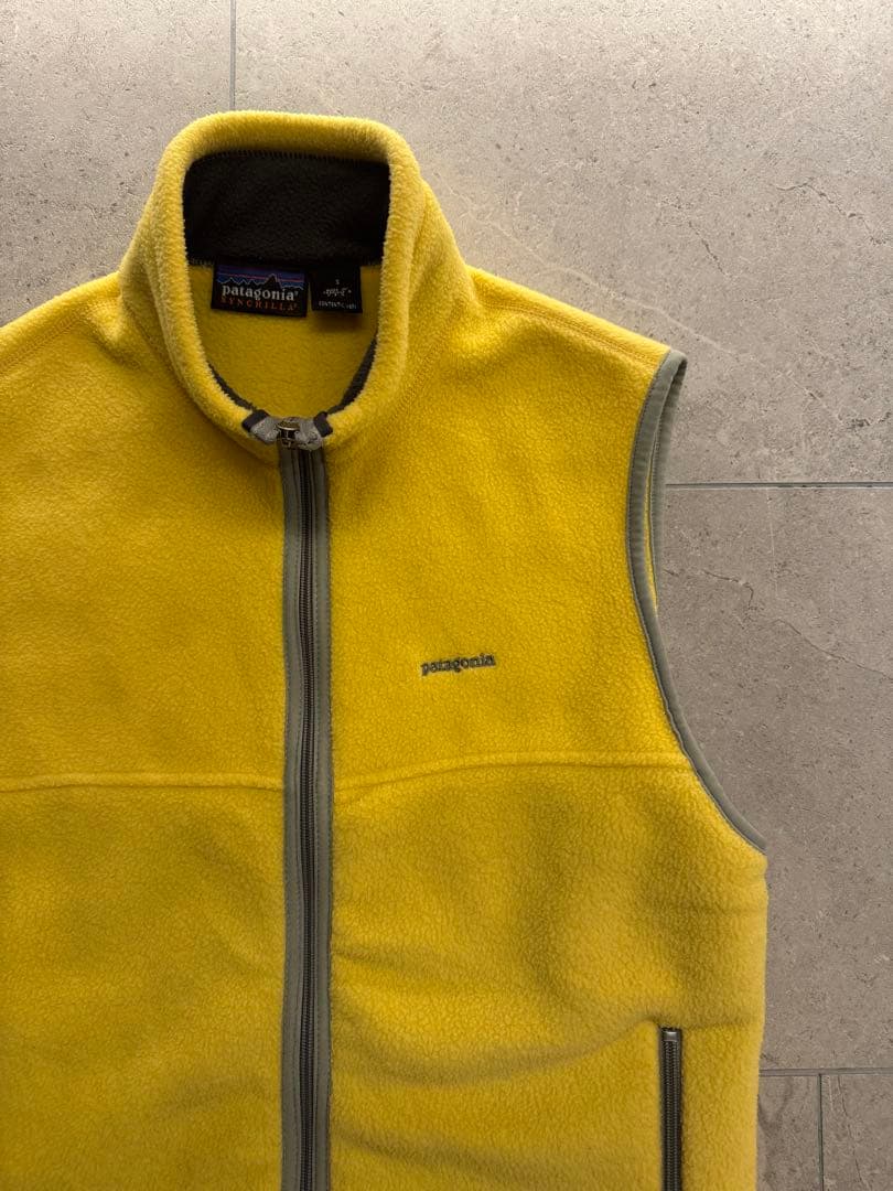 Patagonia シンチラ フリース ベスト イエロー S