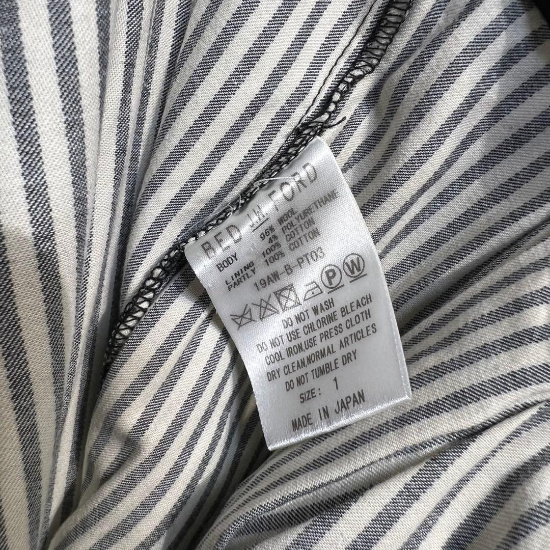 希少 美品 ベッドフォード ウール ストライク レイヤード デザイン パンツ 1