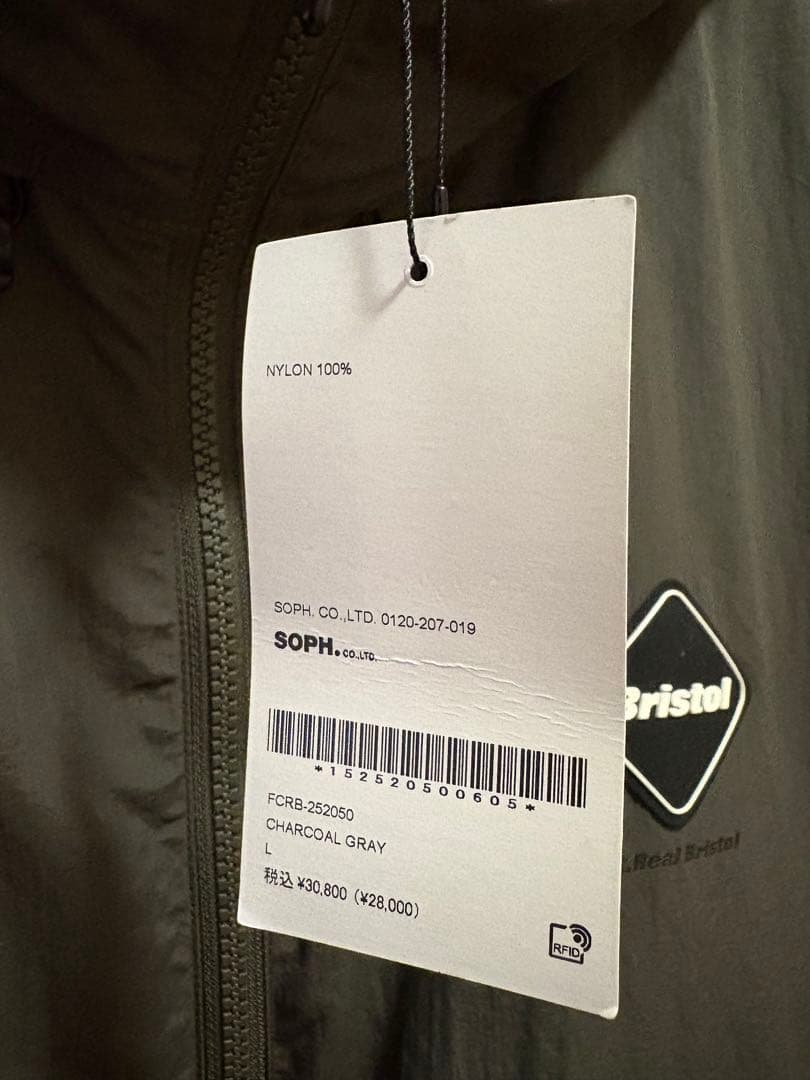 2025 FCRB NYLON HOODED BLOUSON 新品 L