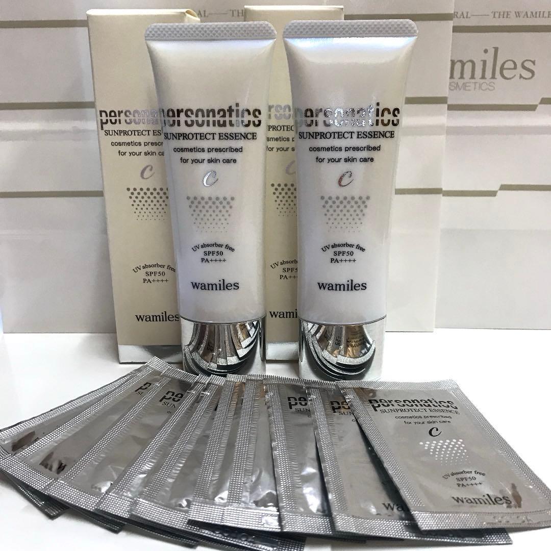 【ワミレス】サンプロテクトエッセンスＣ２本、ラミネート１０袋