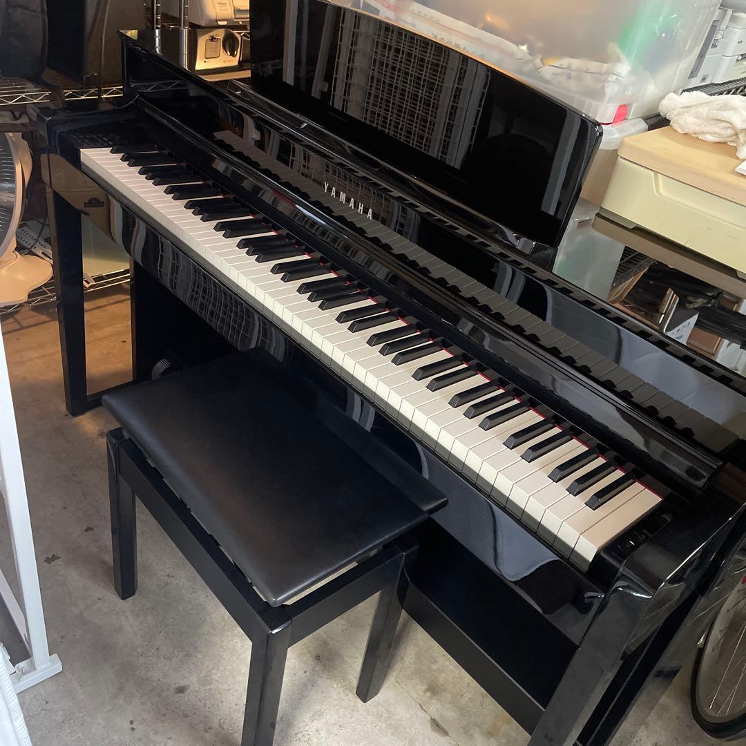 Yamaha デジタルピアノ ブラック 椅子付き　札幌